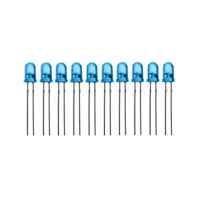 5mm Mavi Led - 10 Adet 