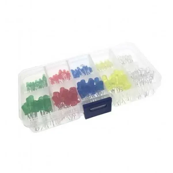 5mm ve 3mm LED Seti-5 Renk-200 Adet - Robolink