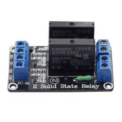 5V 2 Kanal Solid State Röle Kartı - Robolink (1)