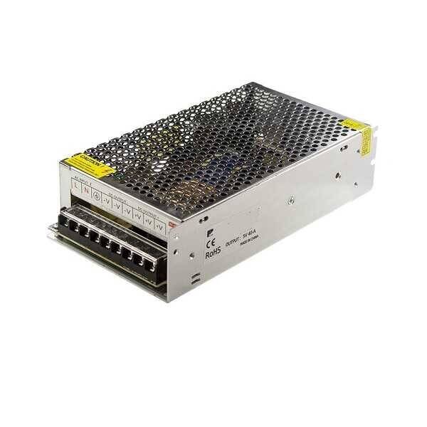 5V 40A Metal Kasa Adaptör - 1