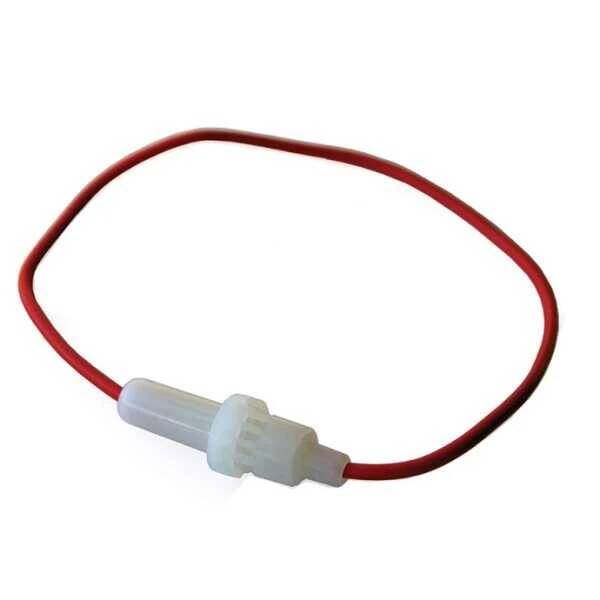 5x20 Kablolu Sigorta Yuvası - Beyaz - 1