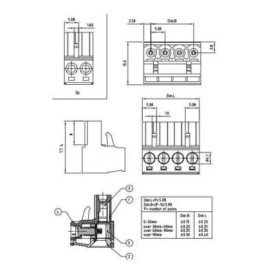 6 Pin 5.08mm Geçmeli Klemens-Dişi - Robolink (1)