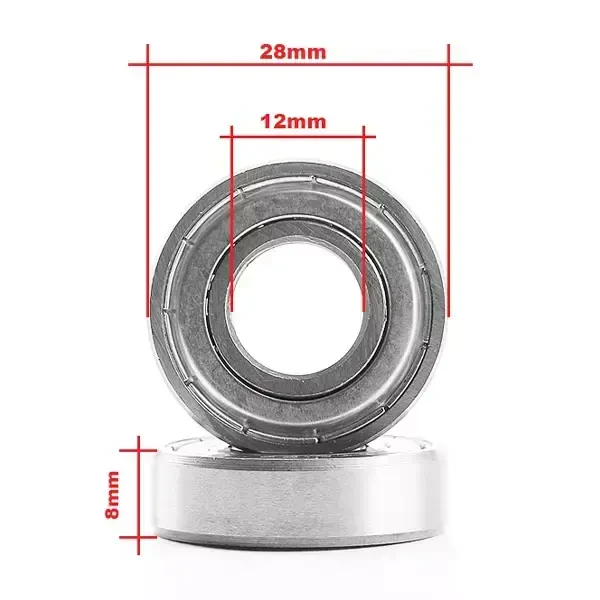 6001 ZZ Rulman - 12mm İç Çap - 3