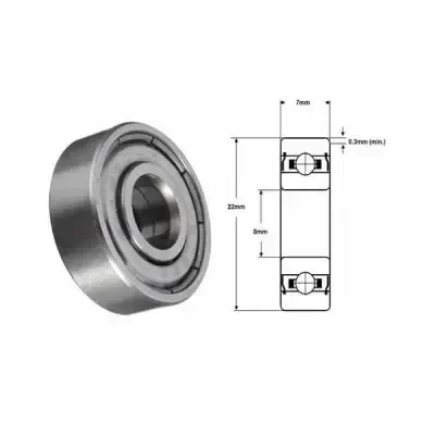 608 ZZ Rulman - NSK - 3 data-big=