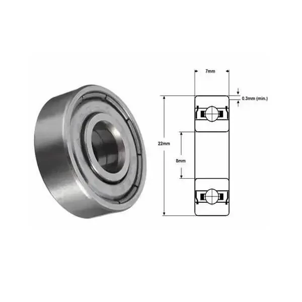 608 ZZ Rulman - NSK - 3