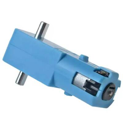 6V 110RPM Metal Dişli Redüktörlü DC Motor - Çift Şaft - Robolink