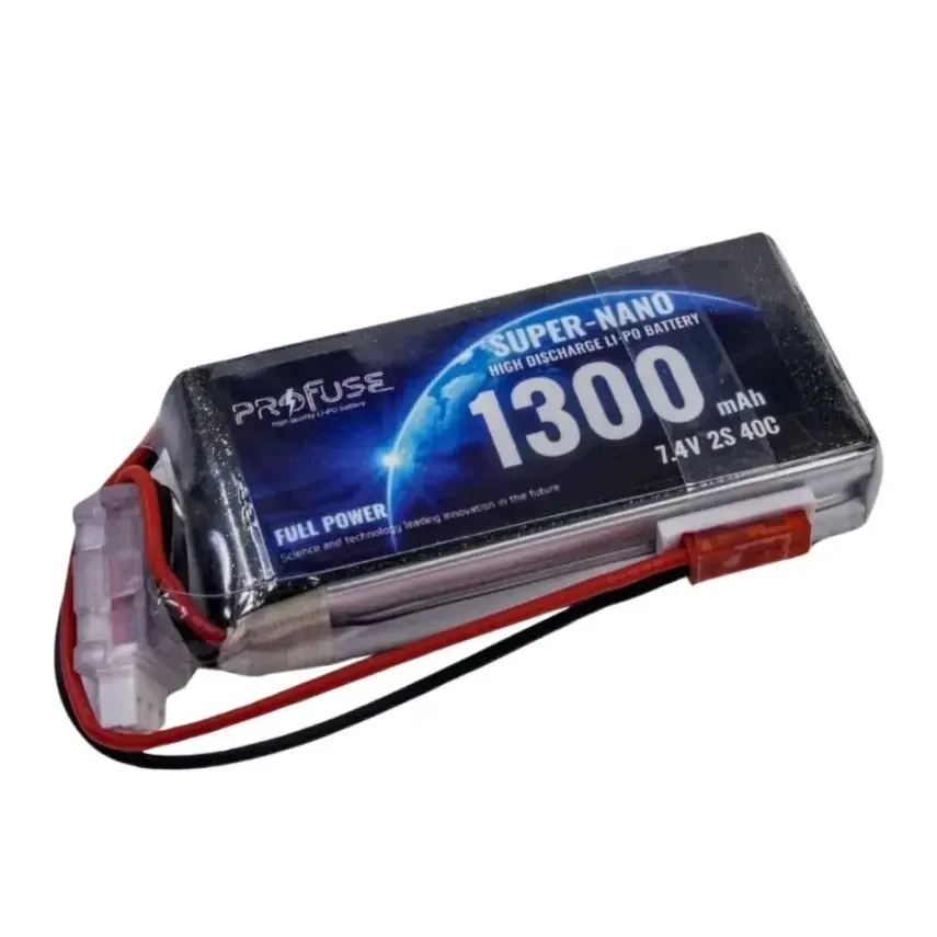 7.4V 2S 1300mAh 40C Lipo Batarya - 1