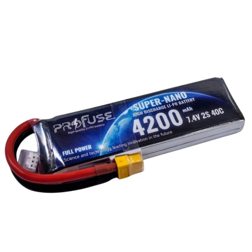 7.4V 2S 4200mAh 40C Lipo Batarya - 1