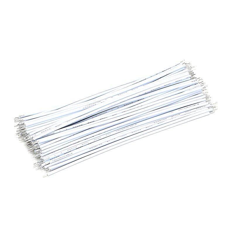 8cm Beyaz Jumper Kablo - 24AWG Atlama Kablosu - 1 Adet - 1