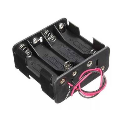 8'li AA Pil Yuvası-Çift Taraflı - Robolink