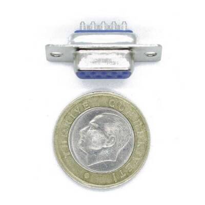 9 Pin Dişi D-Sub Konnektör - Lehim Tip - 3 data-big=