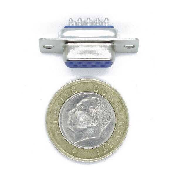 9 Pin Dişi D-Sub Konnektör - Lehim Tip - 3