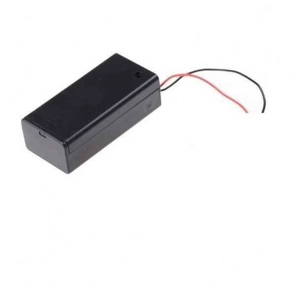 9V Pil Yuvası Kutulu-Switchli - 2