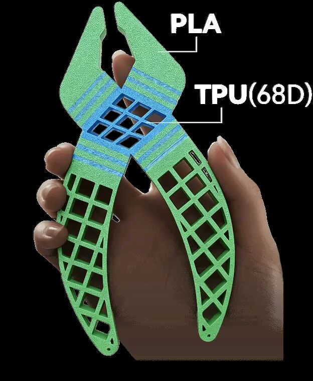 Anycubic Kobra X sert ve esnek filament baskısı