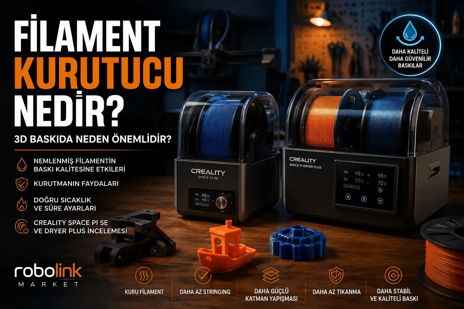 Filament Kurutucu Nedir? 3D Baskıda Neden Önemlidir?