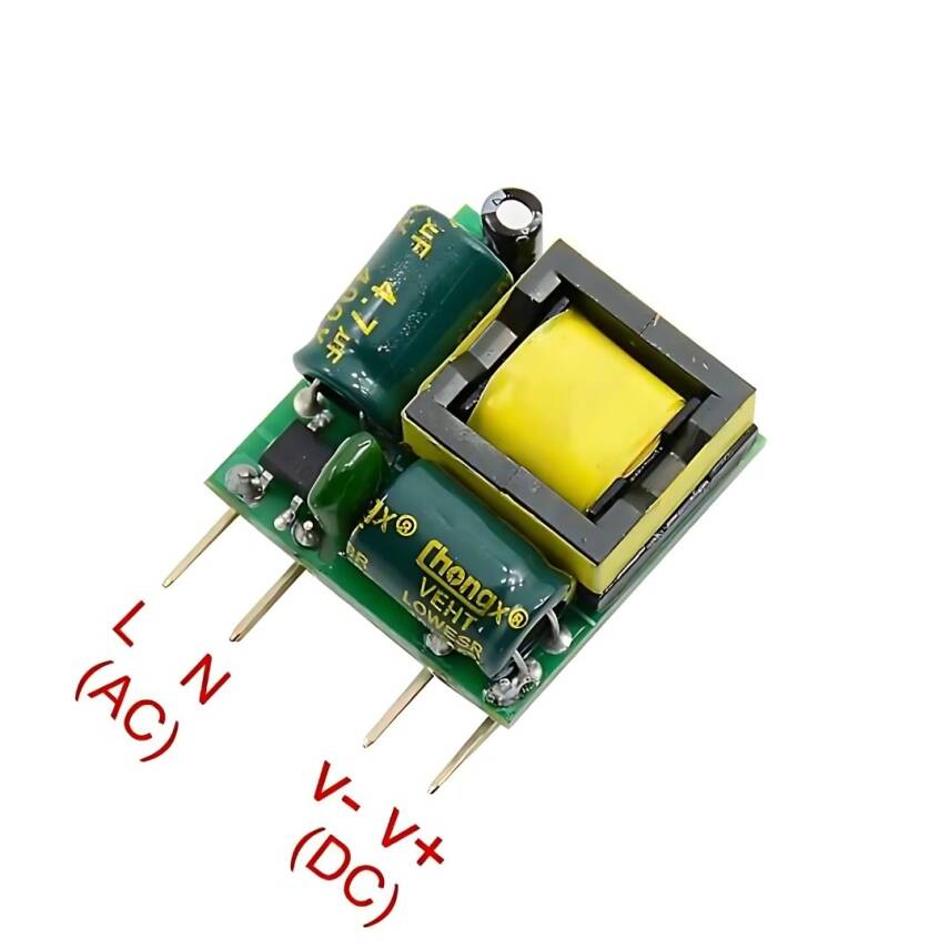 AC 220V - DC 12V 400mA Dönüştürücü - 3