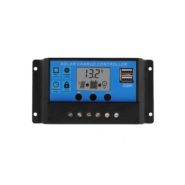 Akıllı Güneş Paneli Şarj Kontrol Cihazı Regülatörü - 20A - 1