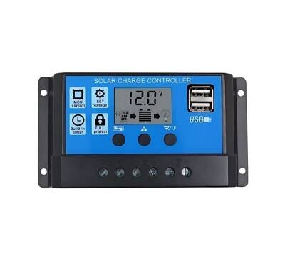 Akıllı Güneş Paneli Şarj Kontrol Cihazı Regülatörü - 30A - 1 data-big=