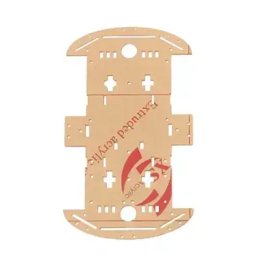 Akrilik Şase 4wd Robot Araba - 1 data-big=