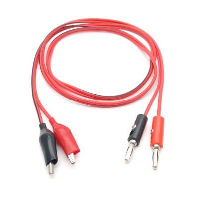 Krokodil-Banana Test Kablosu - 1 Metre - 1 data-big=