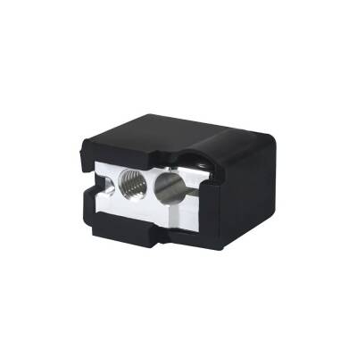 Alüminyum Isıtıcı Blok Silikon Kılıfı V6 Volcano PT100 - Siyah - 2 data-big=