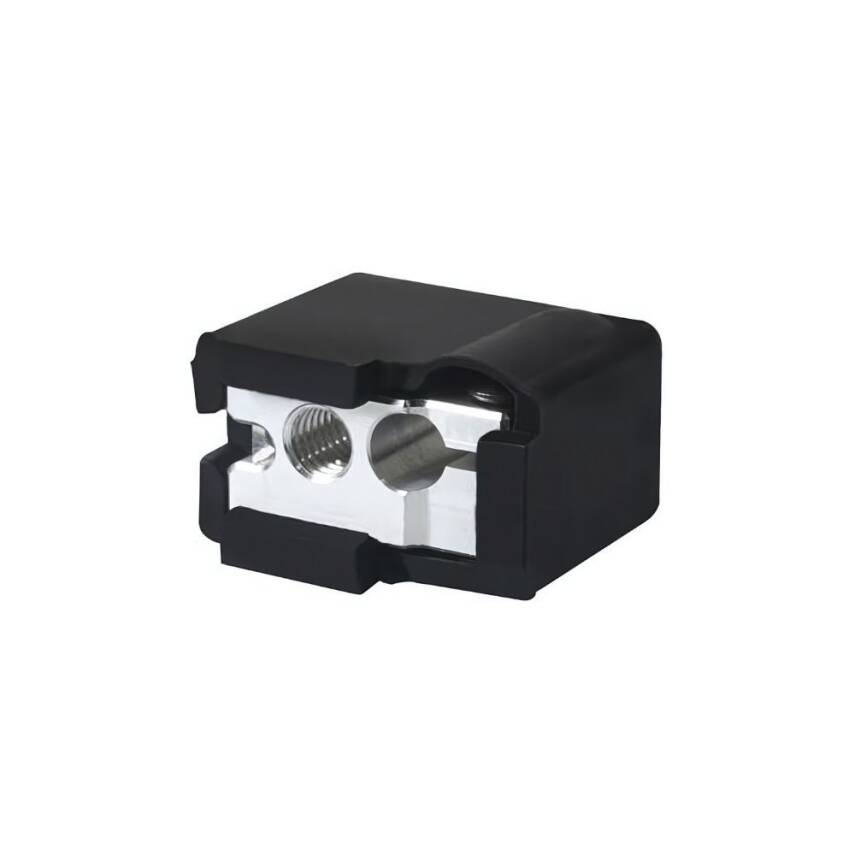 Alüminyum Isıtıcı Blok Silikon Kılıfı V6 Volcano PT100 - Siyah - 2