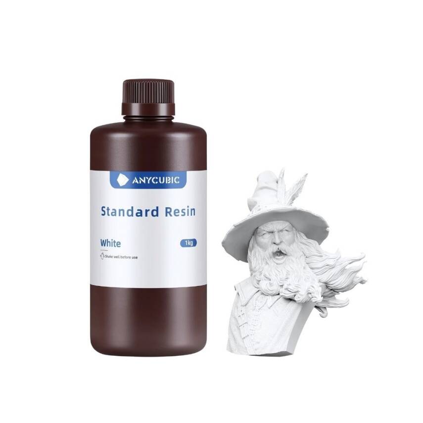 Anycubic 3D Yazıcı Reçine - Beyaz - 1Kg - 2