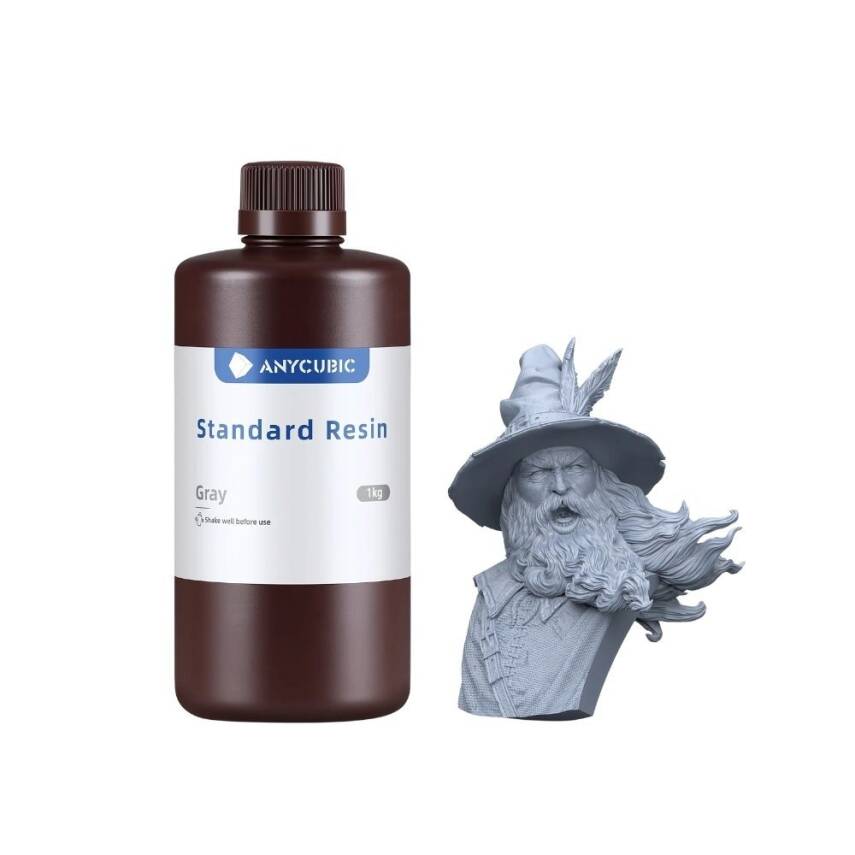 Anycubic 3D Yazıcı Reçine - Gri - 1Kg - 2