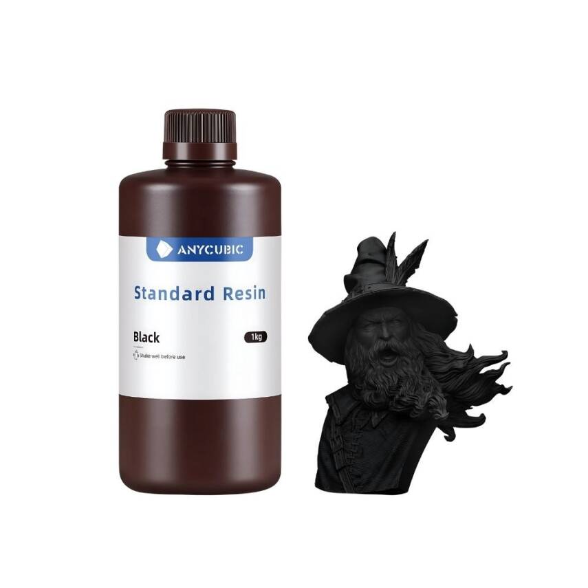 Anycubic 3D Yazıcı Reçine - Siyah - 1Kg - 2