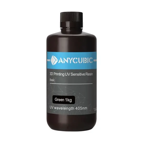 Anycubic 3D Yazıcı Reçine - Yeşil - 1Kg - Anycubic