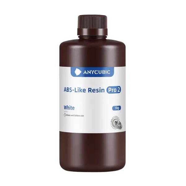 Anycubic ABS Pro 2 3D Yazıcı Reçine - Beyaz - 1Kg - 1