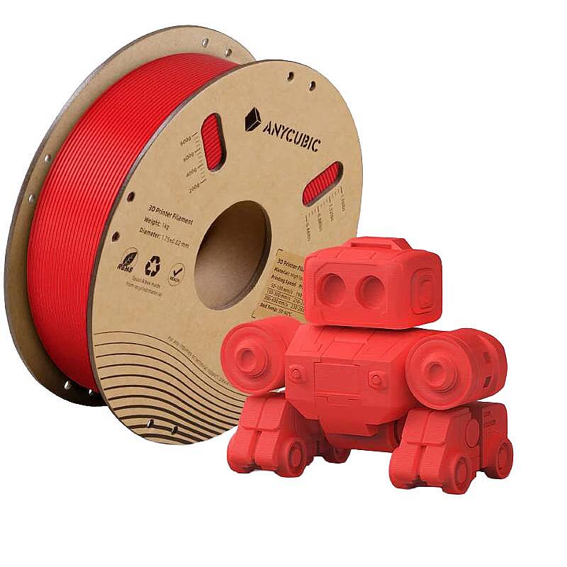 Anycubic Hyper PLA Parlak Kırmızı Filament 1.75mm 1000gr - 1