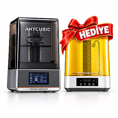 Anycubic Photon Mono M7 14K Reçine 3D Yazıcı + Wash & Cure 3 Plus HEDİYE - 1