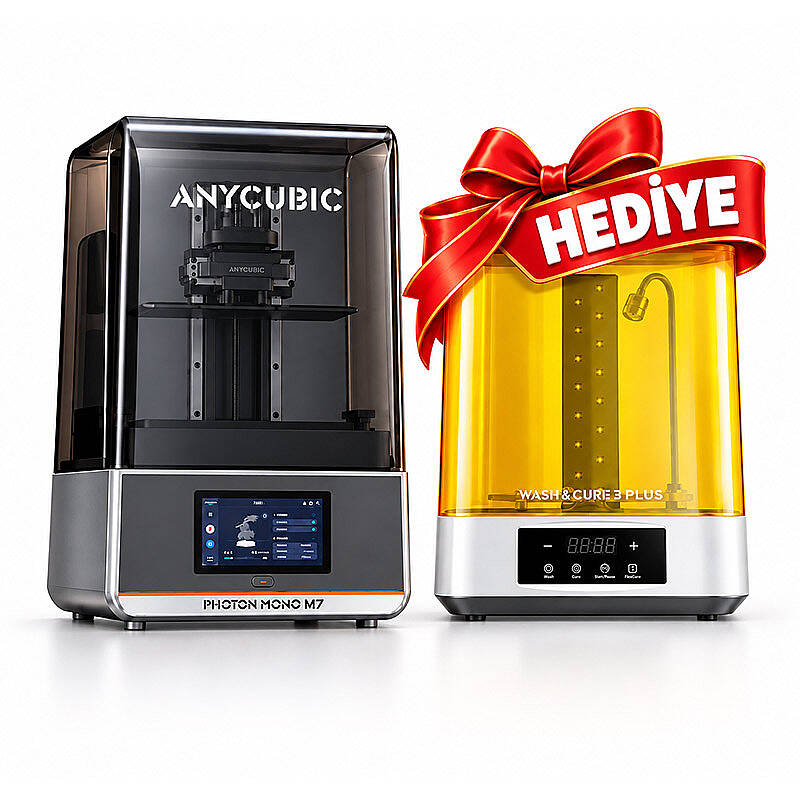 Anycubic Photon Mono M7 14K Reçine 3D Yazıcı + Wash & Cure 3 Plus HEDİYE - 1