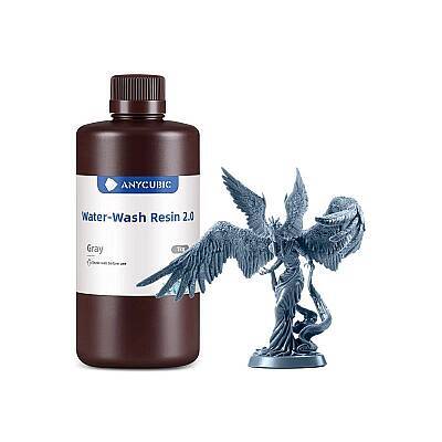 Anycubic Water Washable 2.0 Reçine - Gri - 1Kg - 1 data-big=