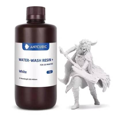 Anycubic Water Washable 3D Yazıcı Reçine - Beyaz - 1Kg - 1 data-big=