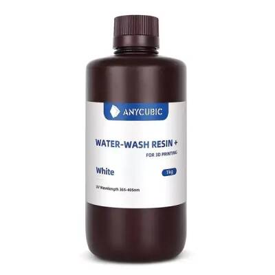 Anycubic Water Washable 3D Yazıcı Reçine - Beyaz - 1Kg - Anycubic (1)