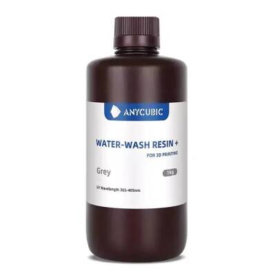 Anycubic Water Washable 3D Yazıcı Reçine - Gri - 1Kg - Anycubic (1)