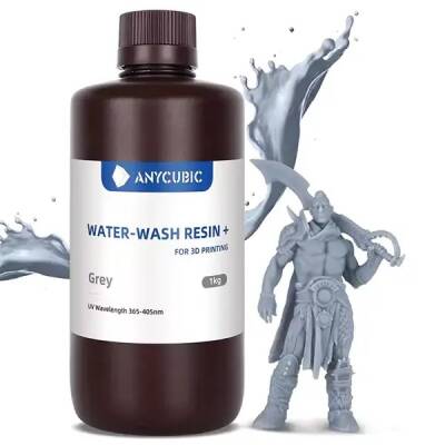 Anycubic Water Washable 3D Yazıcı Reçine - Gri - 1Kg - 1 data-big=
