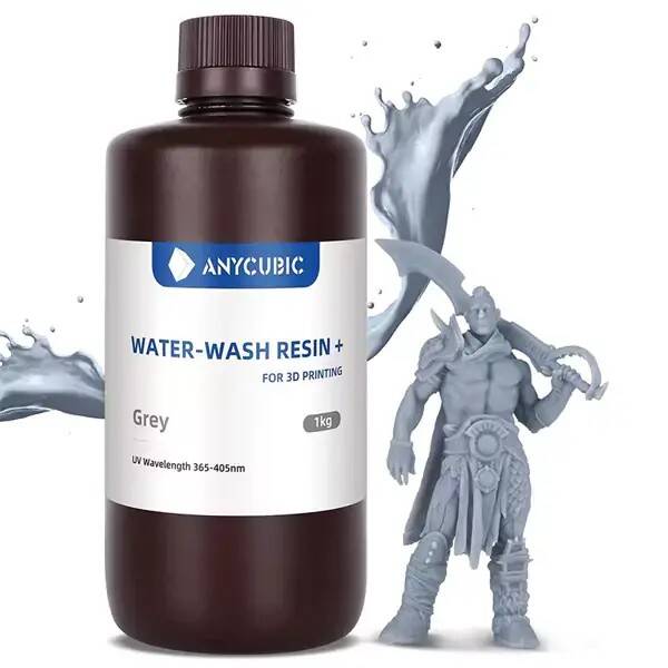 Anycubic Water Washable 3D Yazıcı Reçine - Gri - 1Kg - 1