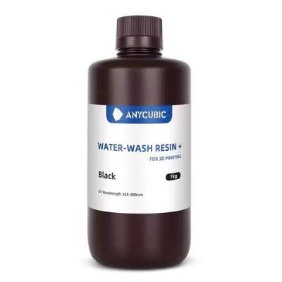 Anycubic Water Washable 3D Yazıcı Reçine - Siyah - 1Kg - Anycubic (1)
