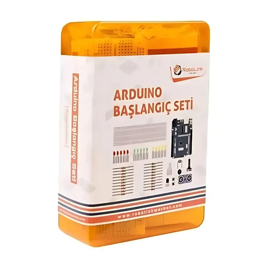 Arduino Uno Başlangıç Seti (Klon) (EKitap ve Videolu) - Robolink Teknoloji