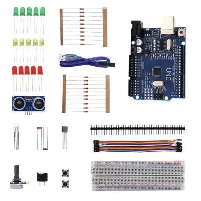 Arduino Uno Başlangıç Seti (Klon) (EKitap ve Videolu) - 4 data-big=