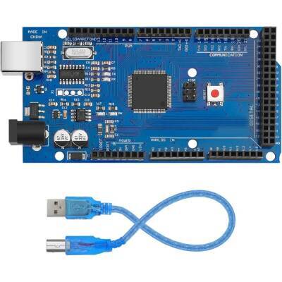 Arduino MEGA 2560 R3 Klon CH340 - USB Kablo Hediyeli - 1 data-big=