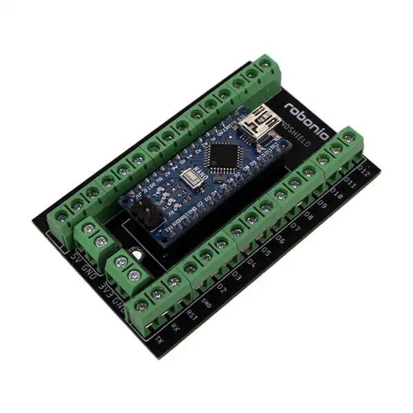 Arduino Nano Terminal Kartı - Shield - Robonio