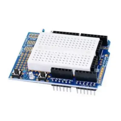 Mini Breadboardlu Arduino UNO R3 Proto Shield Kiti - 1 data-big=
