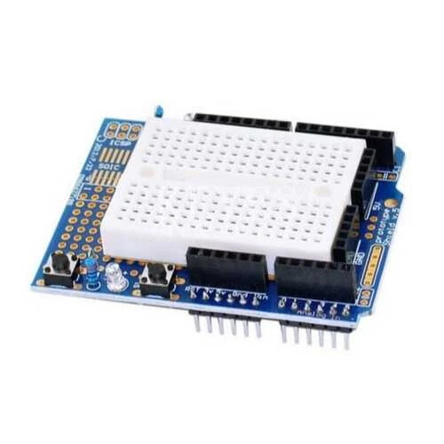 Mini Breadboardlu Arduino UNO R3 Proto Shield Kiti - 1
