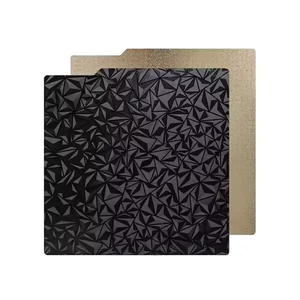 Bambu Lab A1 Mini Uyumlu Çift Taraflı PEI-PEO Yay Çeliği Tabla - 184x184mm - 1