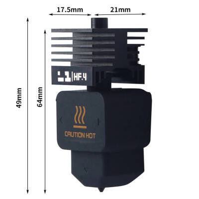 Bambu Lab H2/P2 Hotend Kit - 0.4mm - 4 data-big=