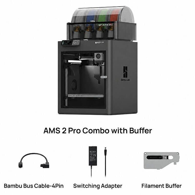 Bambu Lab P1S AMS 2 Pro 3D Yazıcı - 1